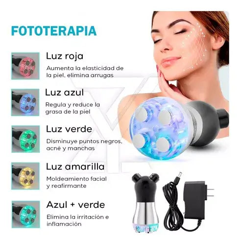 Máquina de Electroforesis y Fototerapia – Reafirma y Rejuvenece la Piel